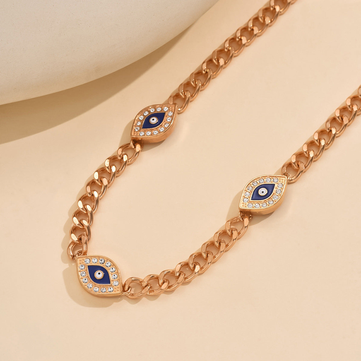 Wholesale evil eye Bohemian style  necklace