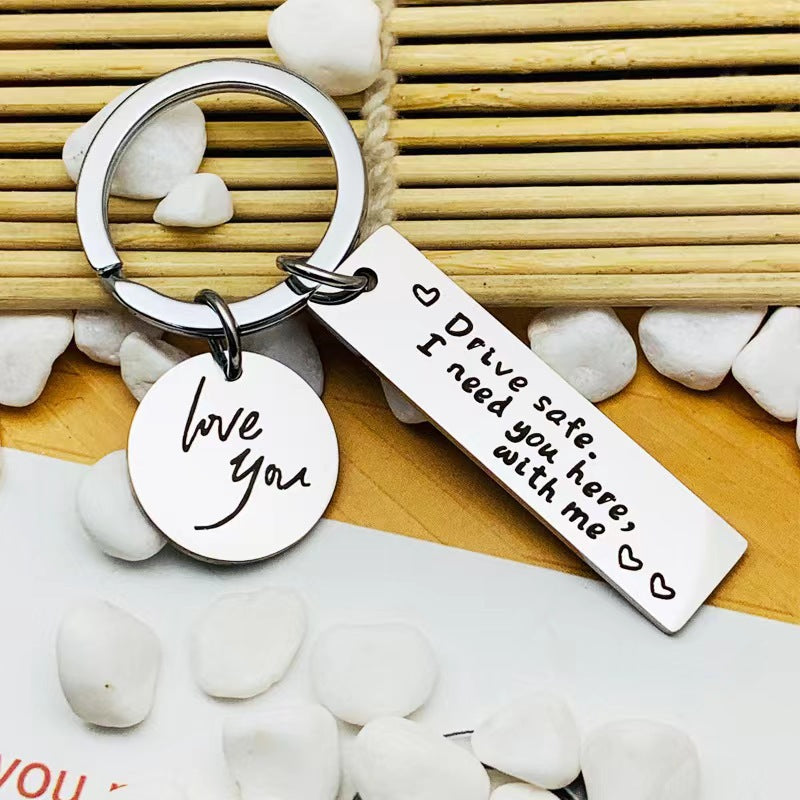 Wholesale You Are A Key Part of You Stainless Steel Keychain Gift