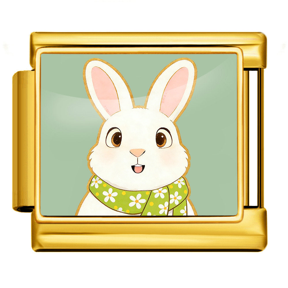 Wholesale Easter Bunny Modular Bracelet Stainless Steel DIY Detachable - Everyday Wear Jewelry Accessory
