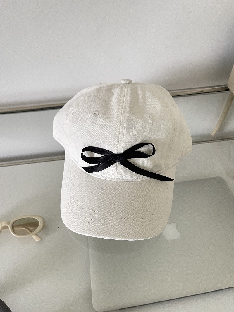 Wholesale ribbon tie bow fabric baseball cap ACC-HT-ZhiRou003
