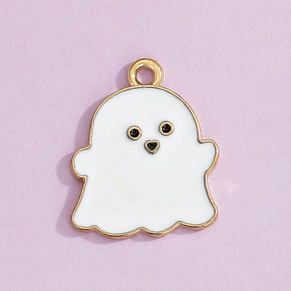 Wholesale 5pcs Halloween Diy Alloy Cartoon Accessories Necklace Bracelet Pendant ACC-PT-Yongc001