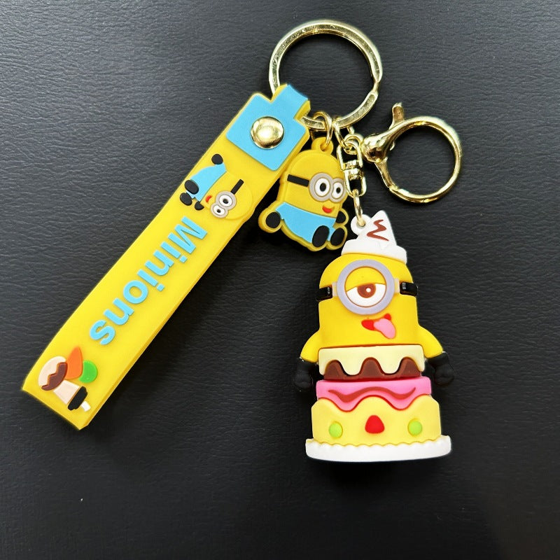 Wholesale Cartoon PVC Soft Glue Keychain ACCVIP-KC-WuY003