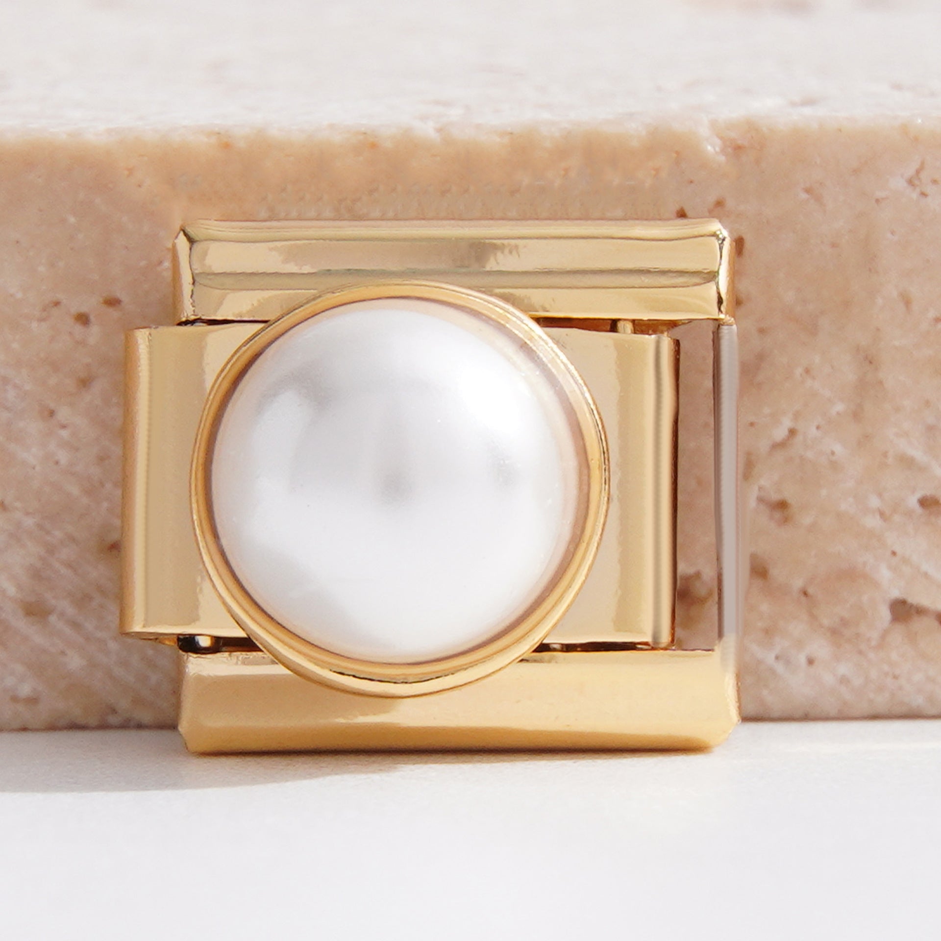 Wholesale Italian Charm Bracelet 9mm DIY Splicing Removable Eyes Cherry Stainless Steel Composable Bracelet