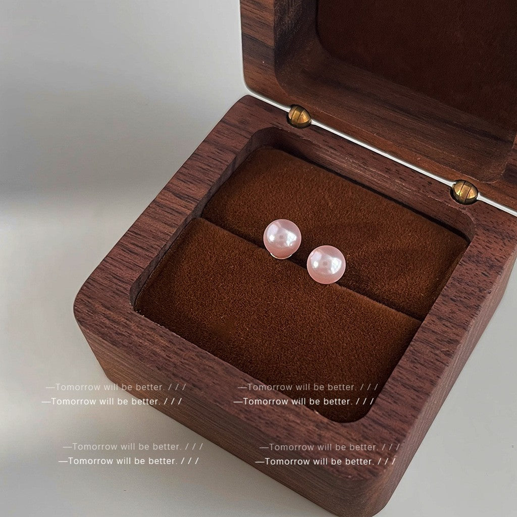 Wholesale 925 Silver Needle Pearl Earrings Ear Studs ACC-ES-Eryu002