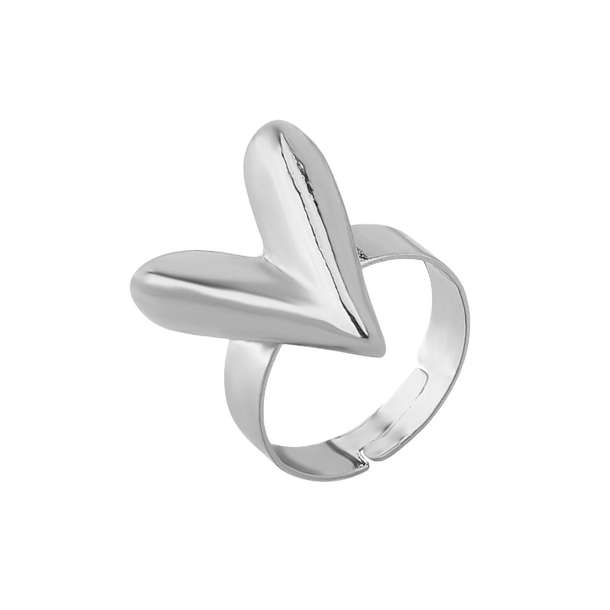 Wholesale geometric V love personality design high sense temperament open ring earrings