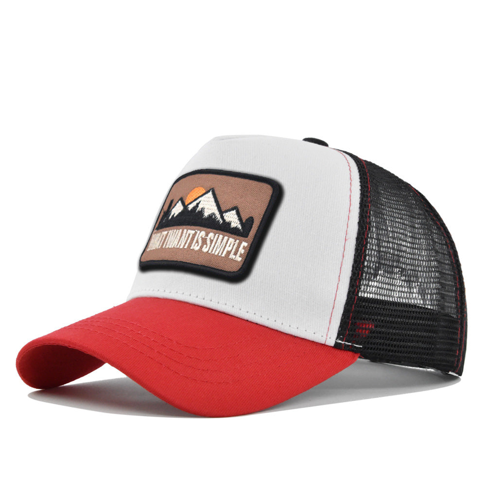 Wholesale Embroidered hill animal summer sunshade net hat