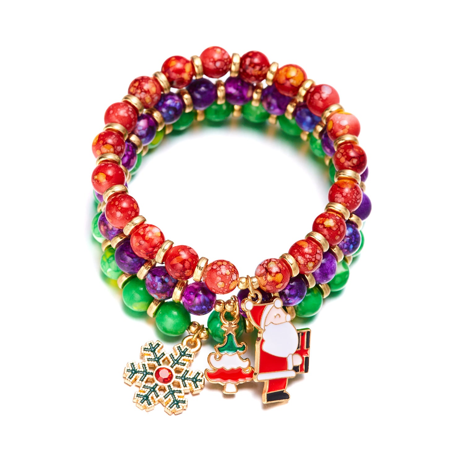 Wholesale Christmas three-piece bracelet set