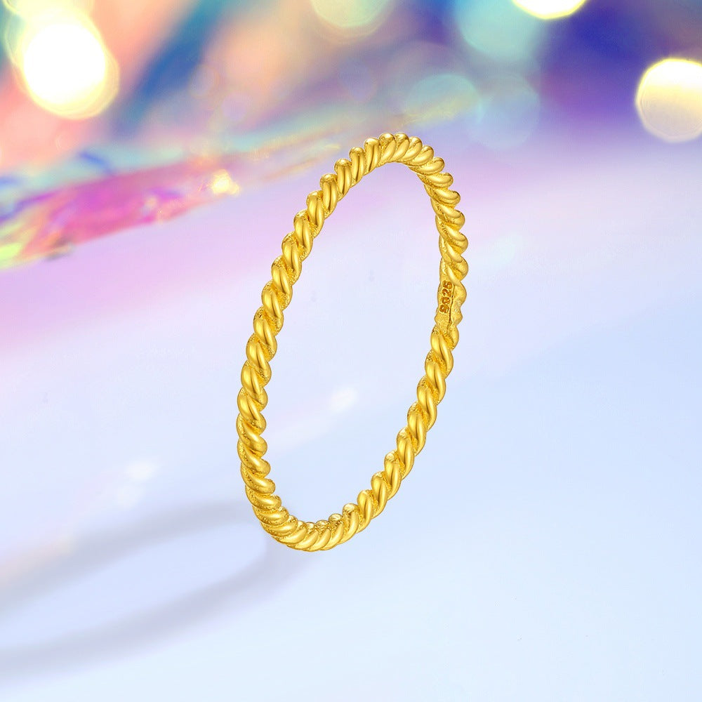 Wholesale S925 Silver Twist Ring