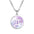 Wholesale Twelve constellation simple alloy pendant necklace