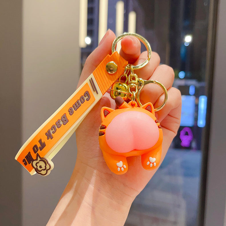 Wholesale Cute Elastic Cat Keychain ACC-KC-JinYao002