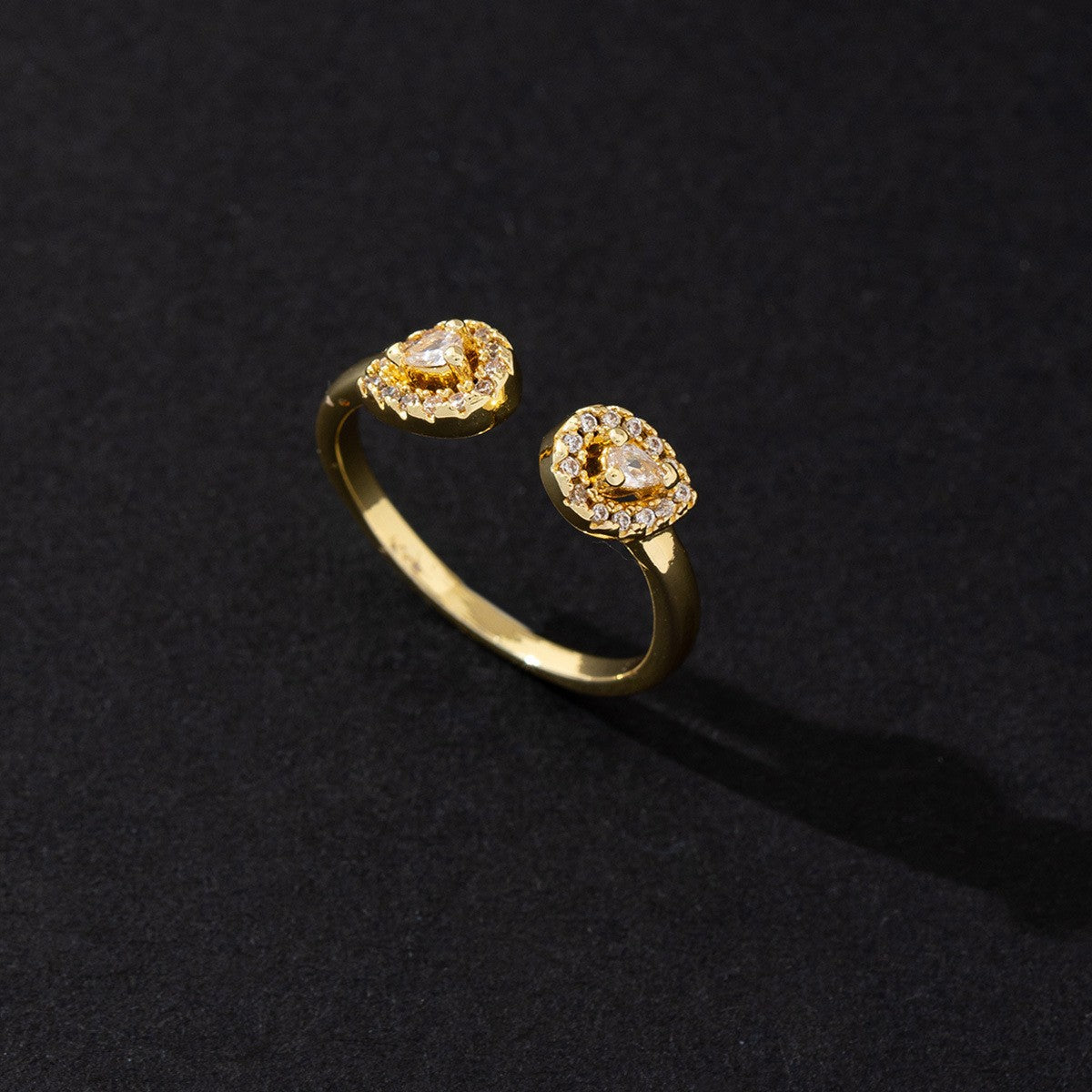 Wholesale Cold Style Vintage Cross Hollow Zircon Open Ring Chic Fashion Accessory For Everyday Wear
