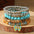 Wholesale Bohemian Style Turquoise Wood Beads  Bracelet