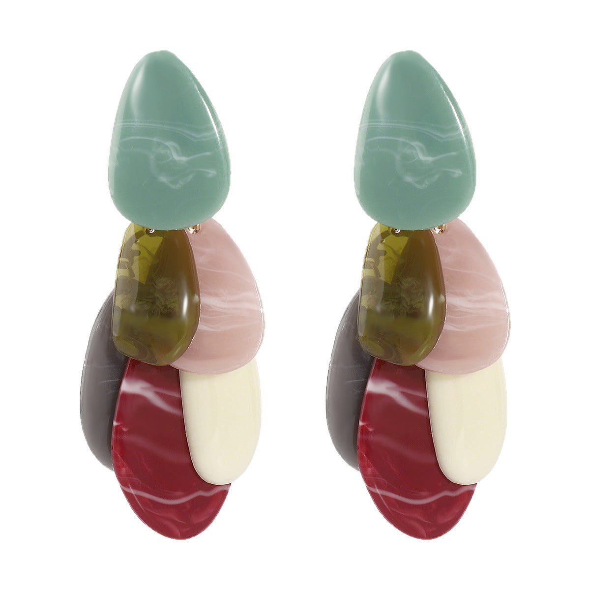 Wholesale Colorful Fresh Artistic Earrings