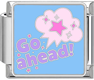 Wholesale Italian Charm Bracelet 9mm DIY creative  letter flower   Creative Stainless Steel Composable Bracelet