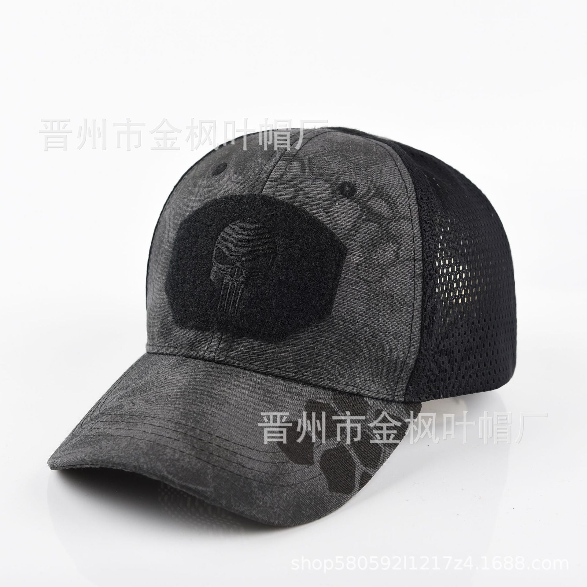 Wholesale Camouflage embroidered sun visor mesh hat