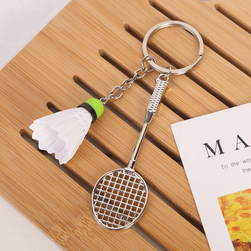 Wholesale  Badminton Tennis Keychain