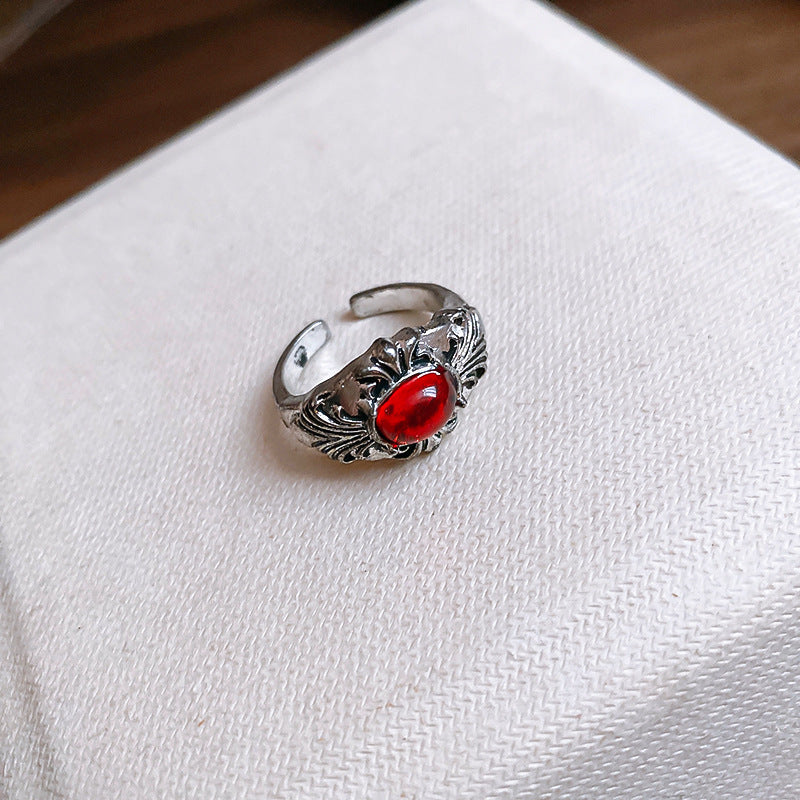 Wholesale zircon tiger eye open ring