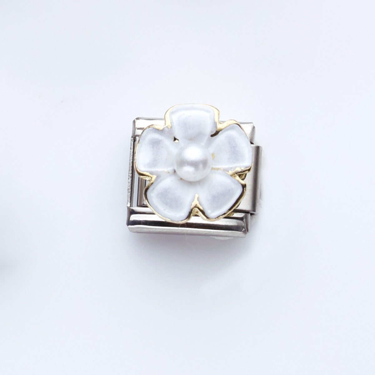 Wholesale 10pcs Italian Charm Bracelet 9mm DIY Splicing Flower Butterfly Stainless Steel Composable Bracelet