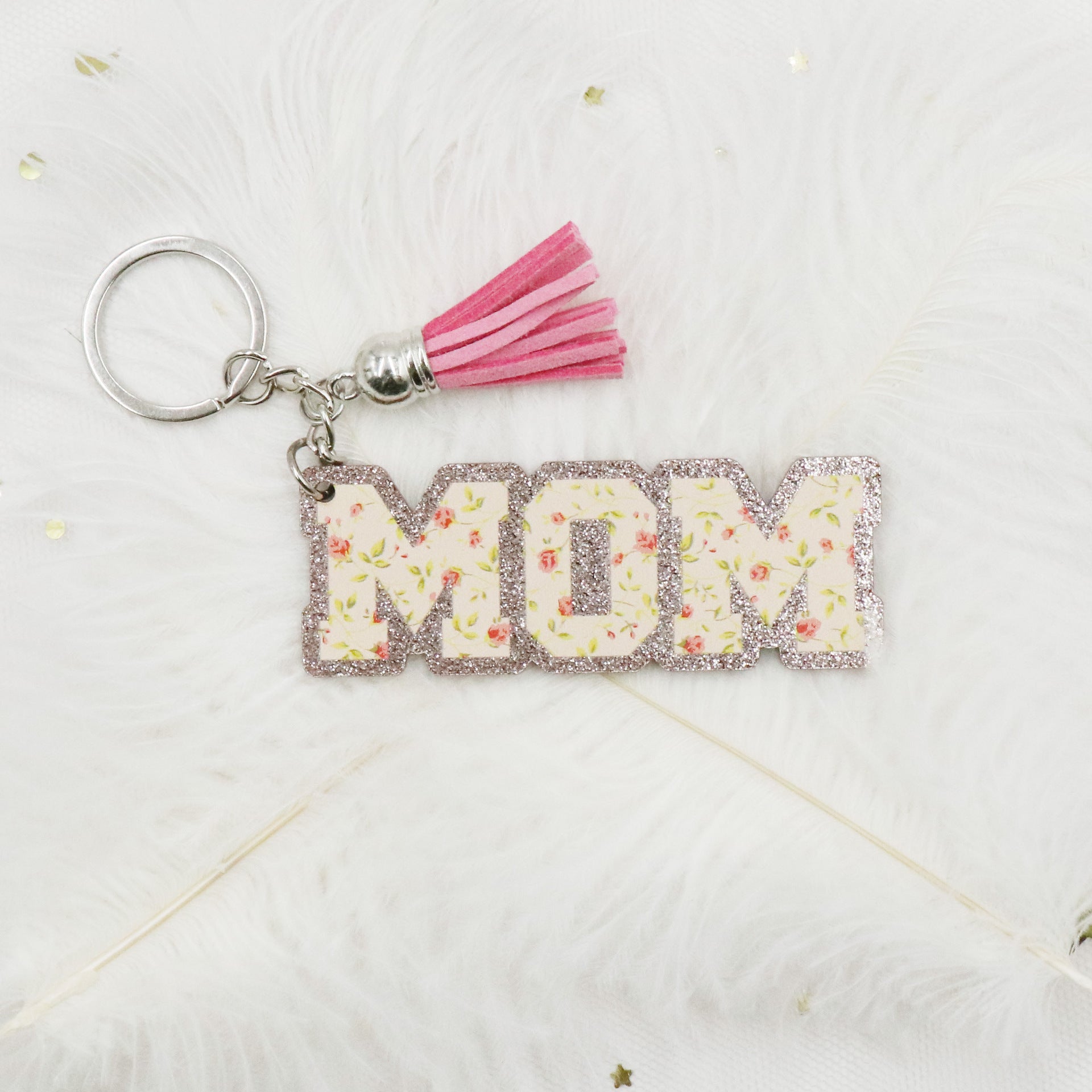 Wholesale 10pcs MOM Mother's Day Gift Acrylic Keychain ACC-KC-XiaoYan012