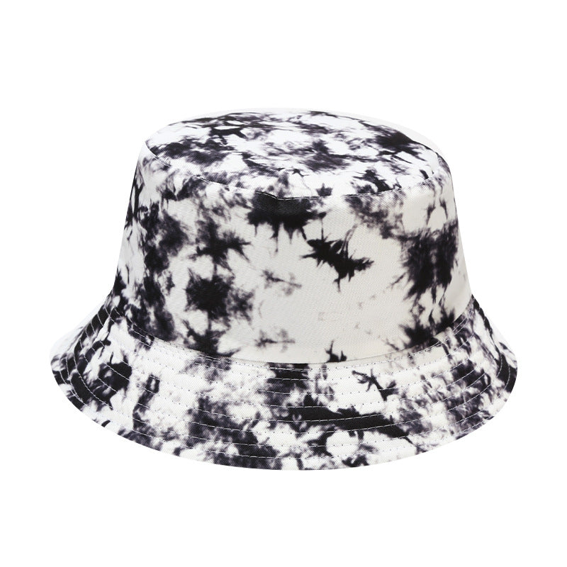 Wholesale  Tie-dye Fisherman Hat Children's Outdoor Sunscreen Double-sided Basin Hat Bucket Hat