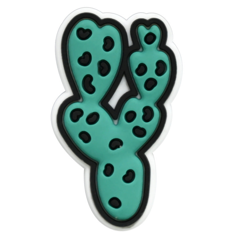 Wholesale Random 100pcs Day of The Dead PVC Soft Rubber Shoe Buckle Decoration ACC-SC-RYY075