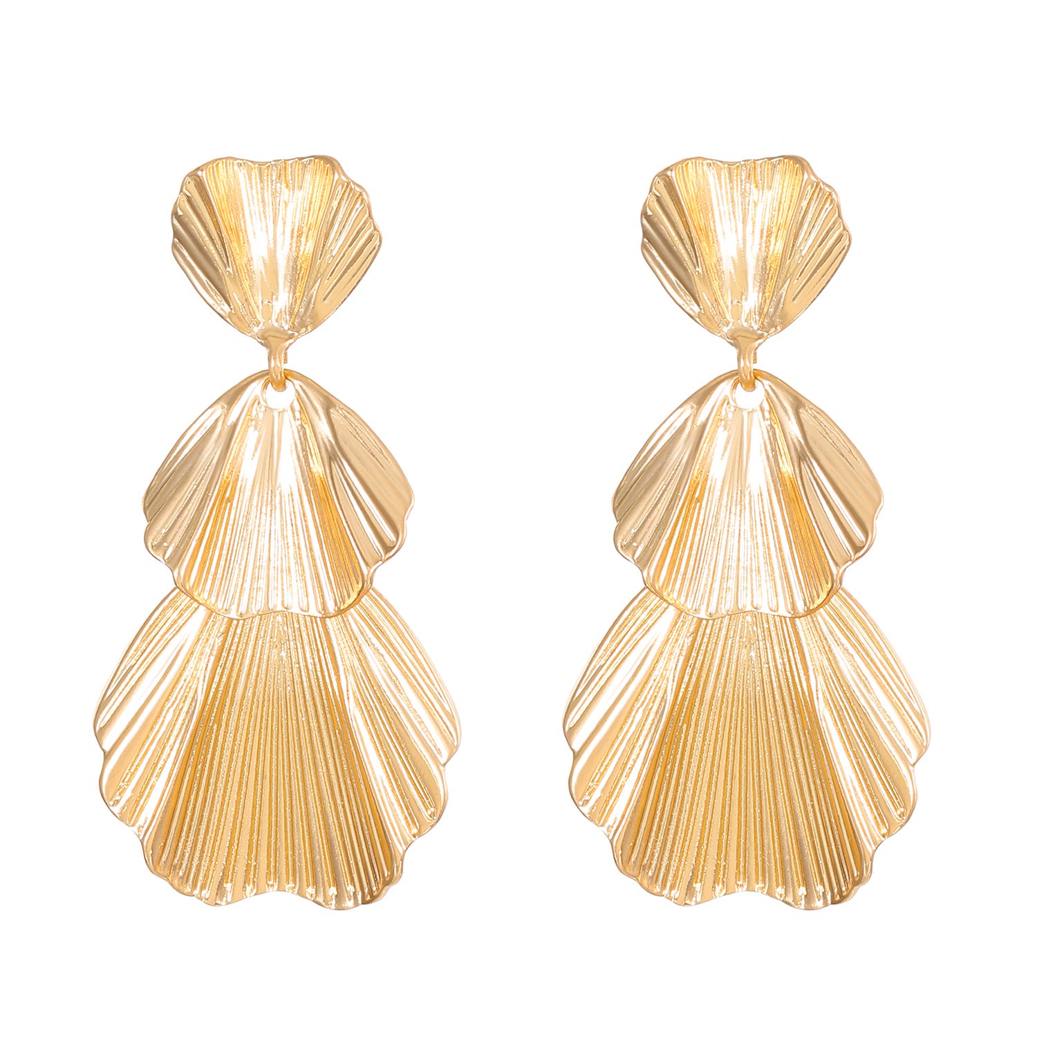 Wholesale Exaggerated Leaf Flower Earrings Fashion Jewelry Accessory for Everyday Wear or Gift