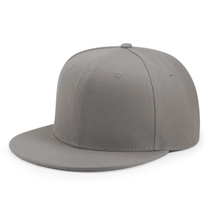 Wholesale Fashion Six Panel Hard Top Flat Brim Hip Hop Baseball Cap Unisex Streetwear Summer Casual Hat