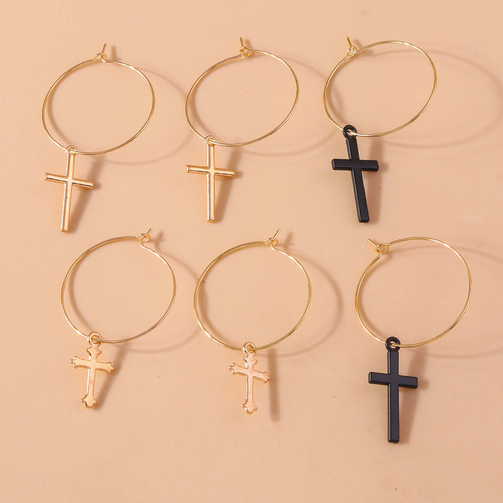 Wholesale Luxury Cross Earrings