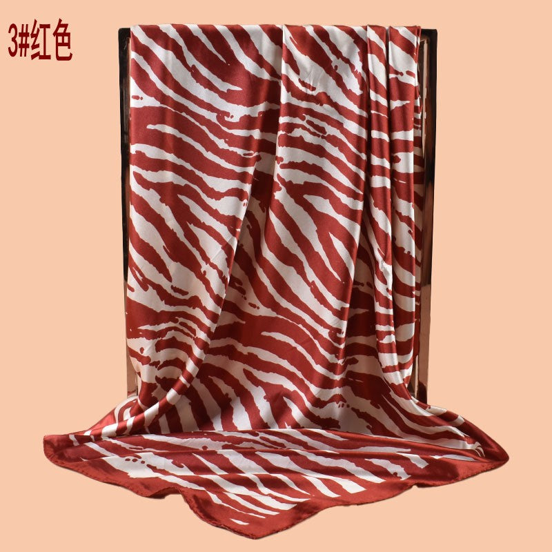 Wholesale Zebra Print Square Scarf