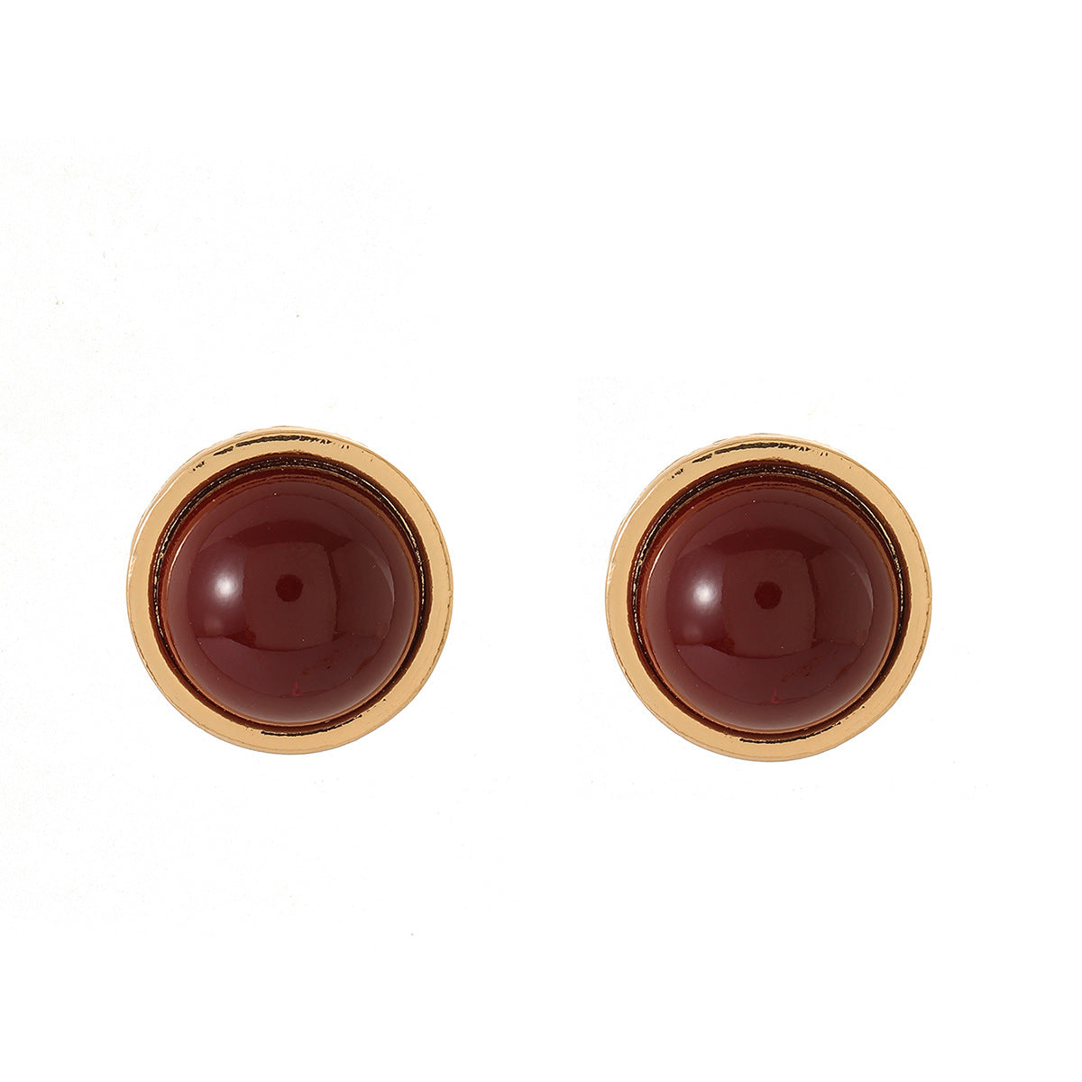 Wholesale Sunburst French Retro Earrings Zinc Alloy Electroplating Fashion Accessory