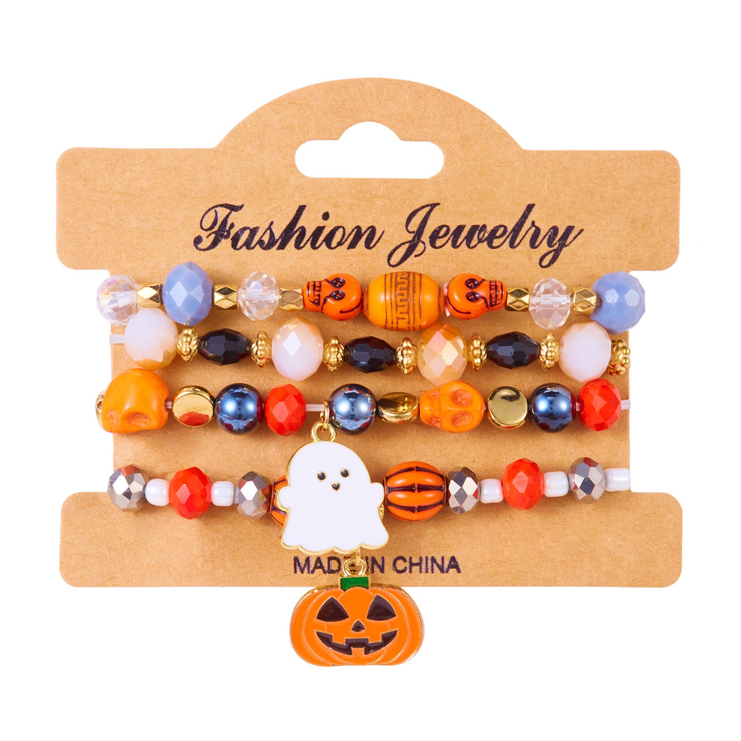 Wholesale Halloween Bracelet Bat Pumpkin Spider Pendant Bracelet