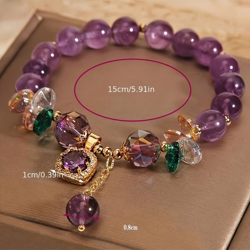 Wholesale Glass Crystal Bead Bracelet Fashion Accessory for Resale