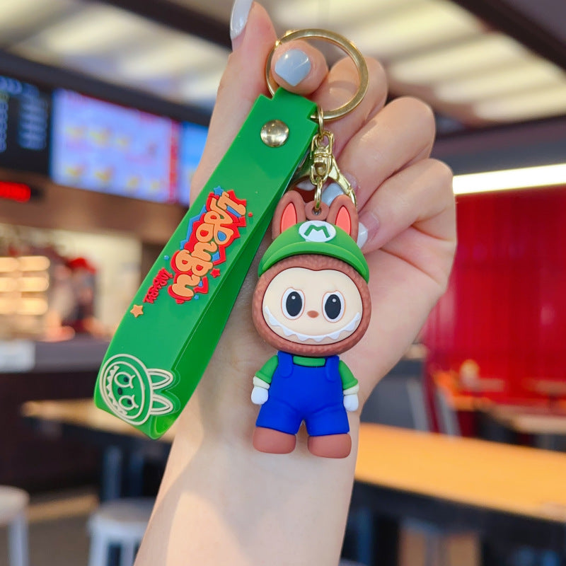 Wholesale Cute cartoon silicone keychain