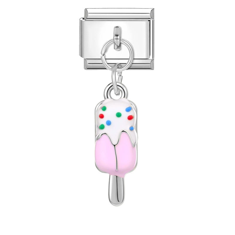 Wholesale Italian Charm Bracelet 9mm DIY Splicing Creative Pendant Stainless Steel Composable Bracelet