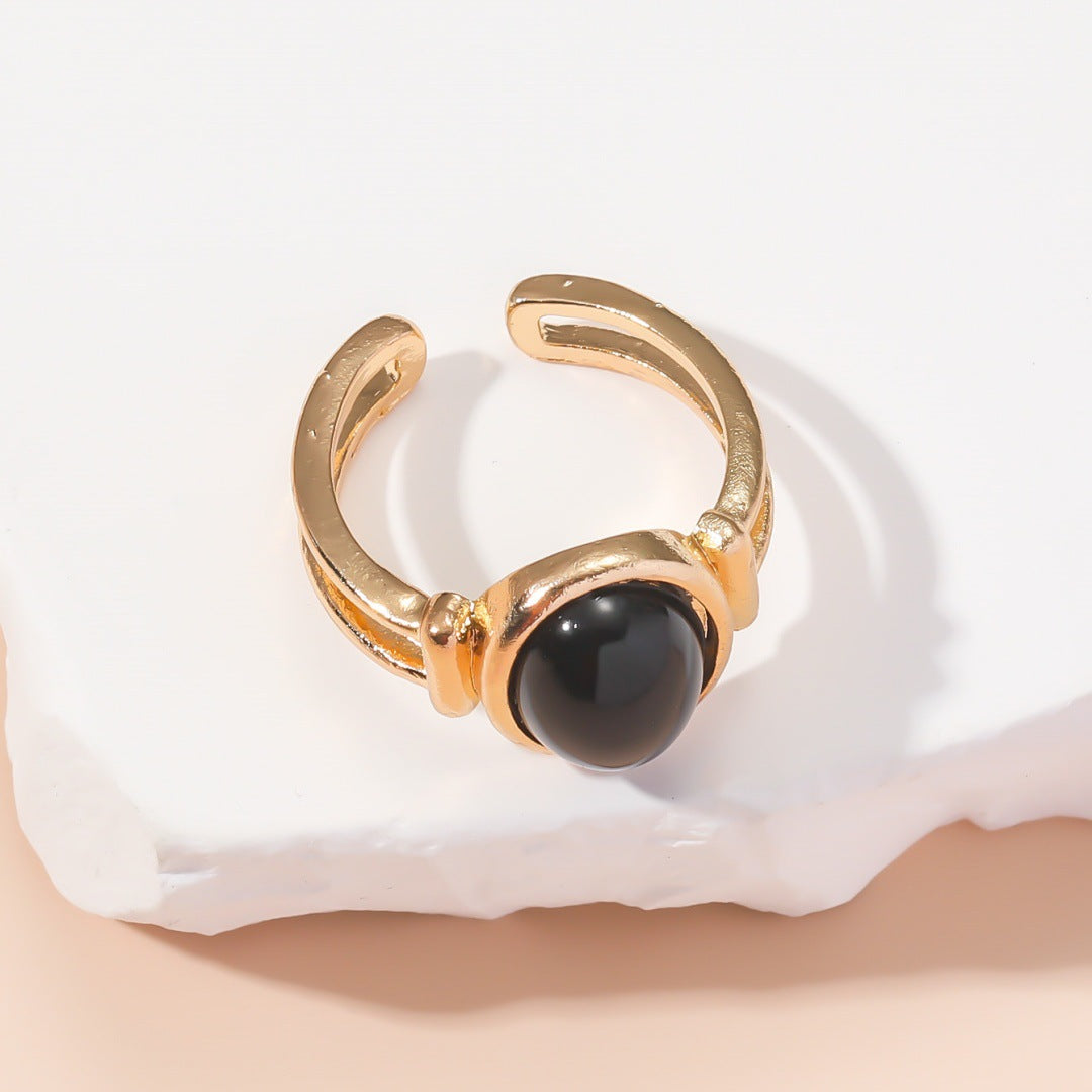 Wholesale Double-Layer Opening Index Finger Ring