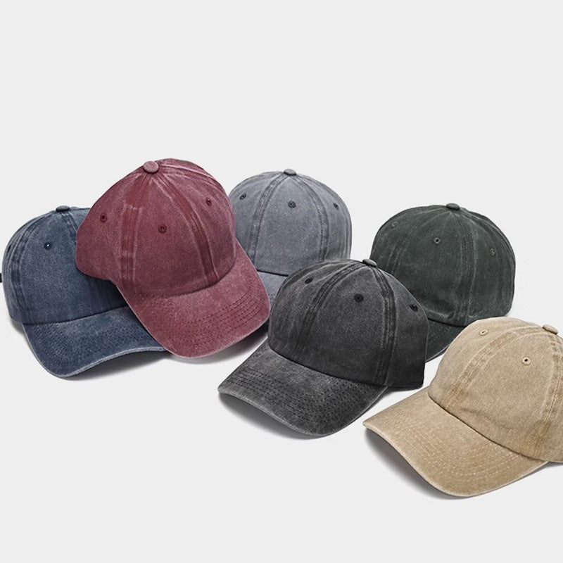 Wholesale embroidered washed distressed soft top baseball cap