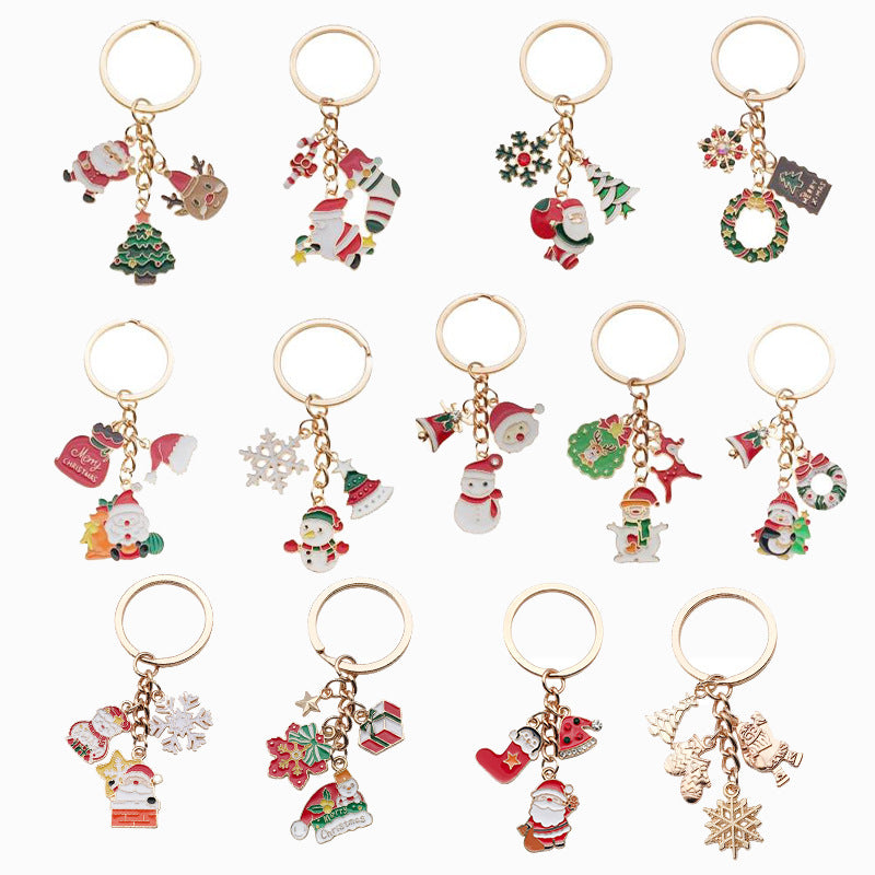Wholesale Cute cartoon Christmas keychain