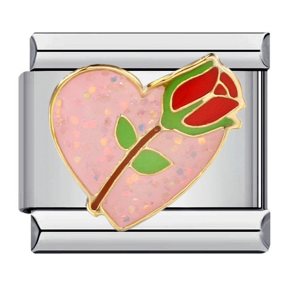 Wholesale Italian Charm Bracelet 9mm DIY Splicing Removable Love Element Stainless Steel Composable Bracelet