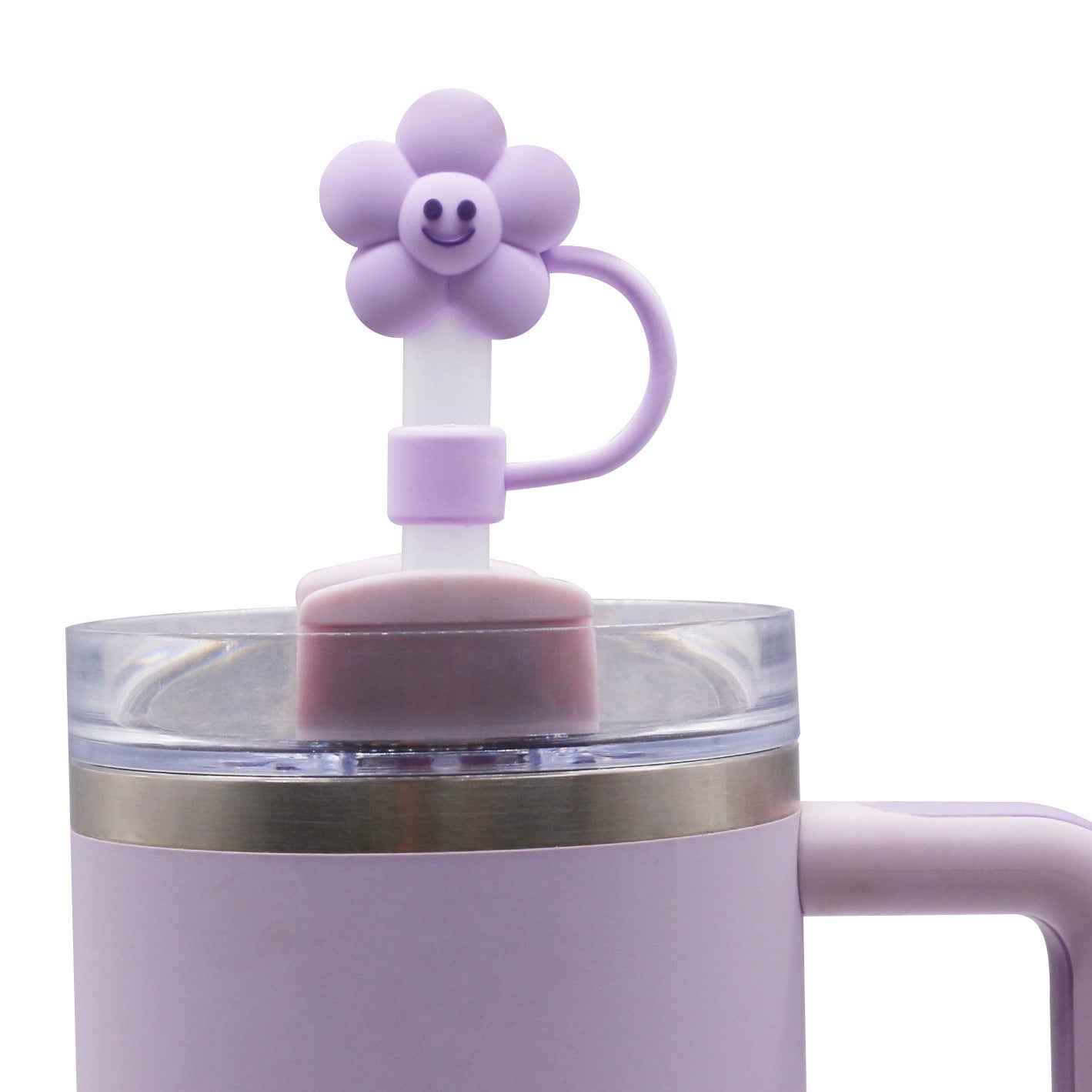Wholesale Cute Star And Moon PVC Straw Cover Caps 8Mm Detachable Reusable Sleeve For Tumblers Party Favor