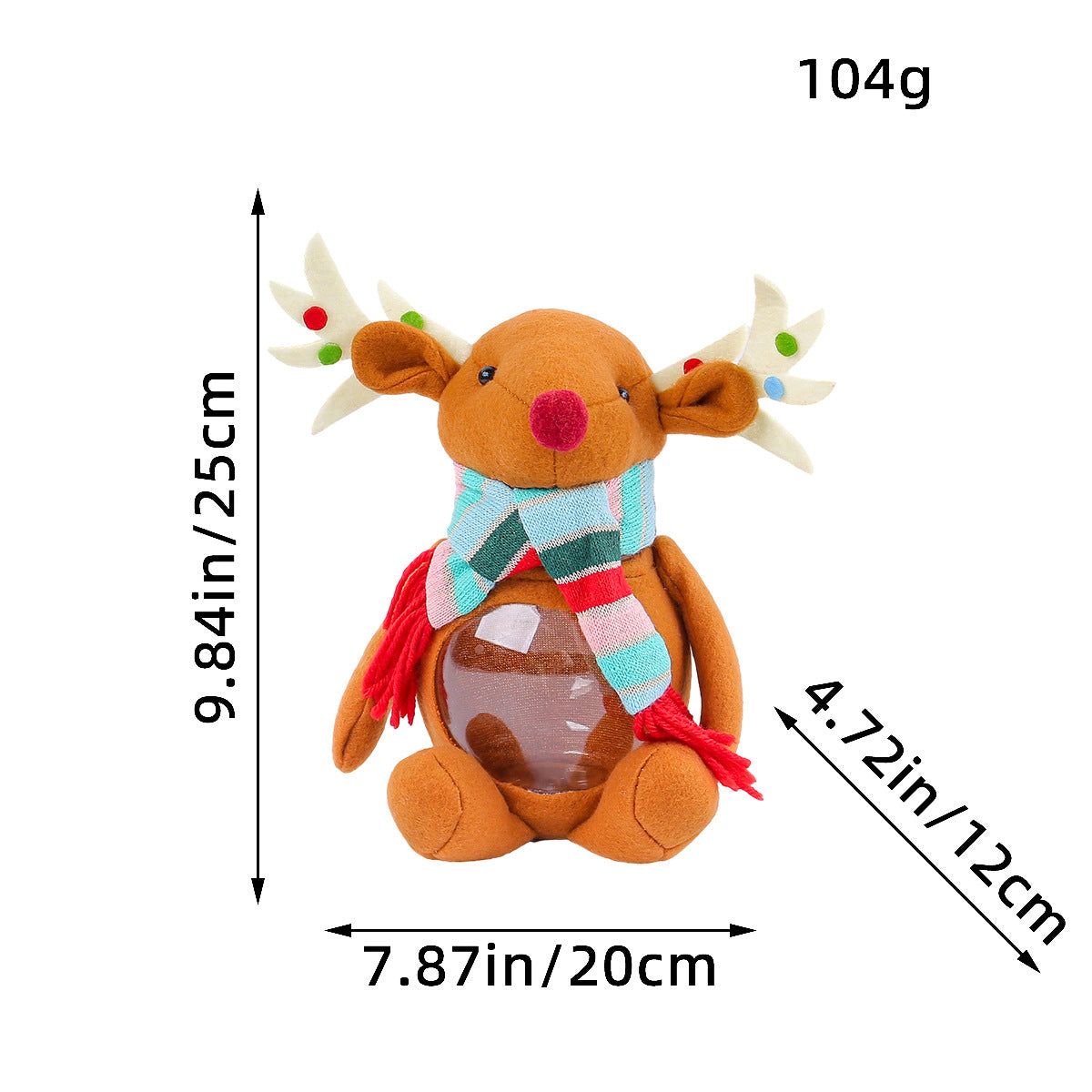 Wholesale  Christmas Decorations Christmas Elk Gift Jar Creative Decorations