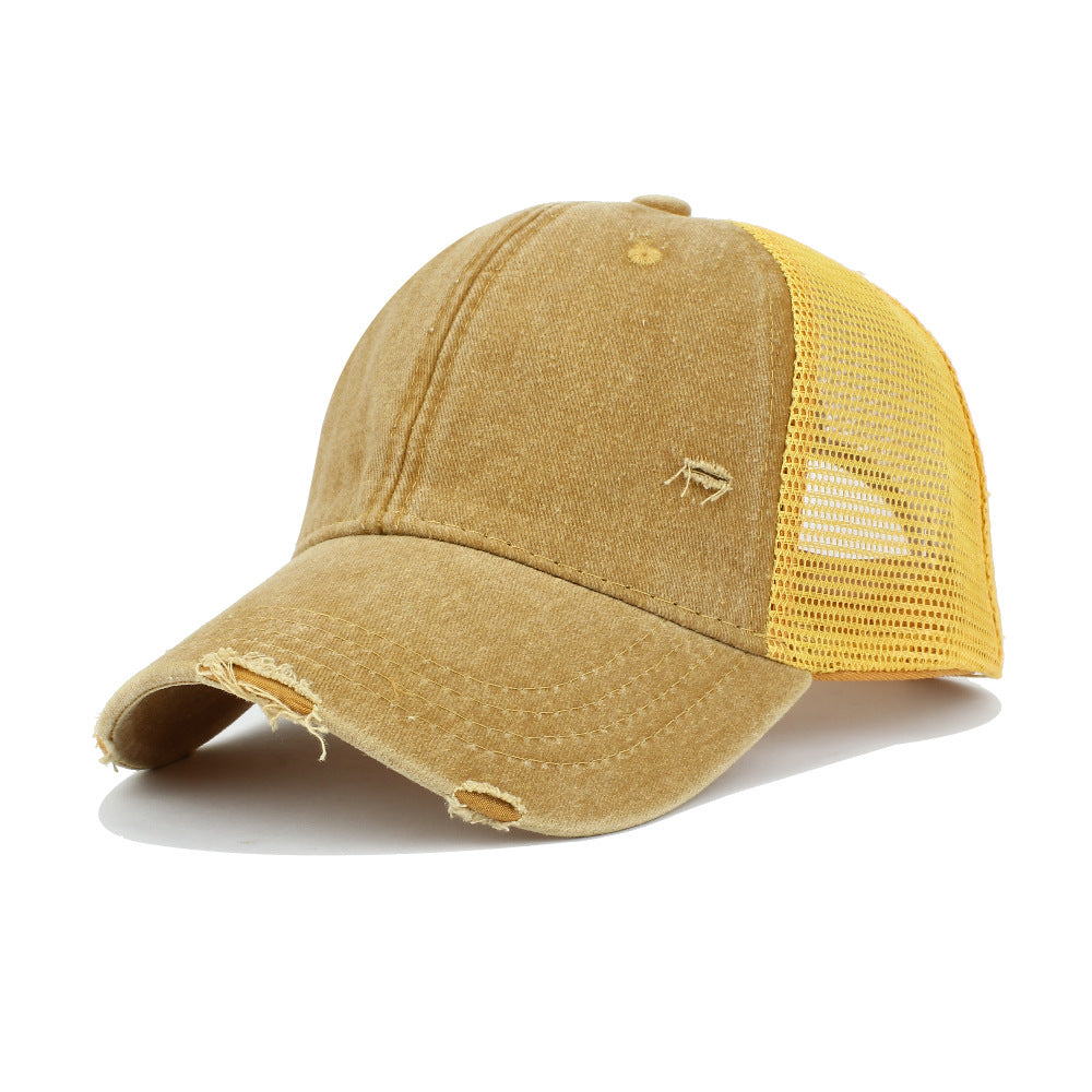 Wholesale Washed Distressed Baseball Caps Hat ACC-HT-RongZhao003