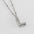 Wholesale  bubble letter necklace 18K stainless steel English letter pendant jewelry