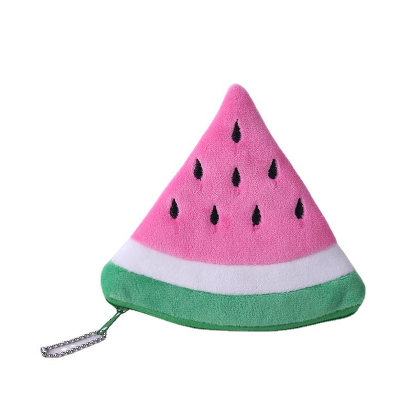 Wholesale Plush Colorful Pineapple Strawberry Cartoon Wallet