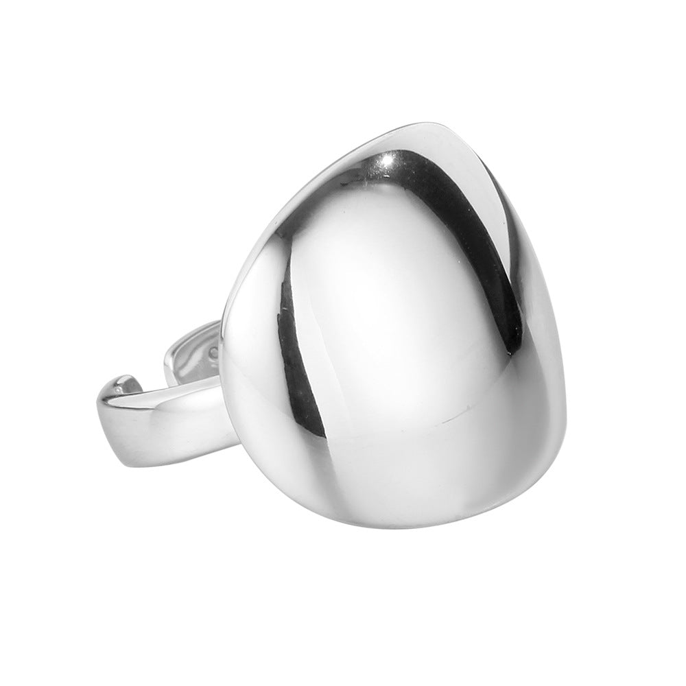 Wholesale  Light Luxury Exaggerated Sterling Silver Ring