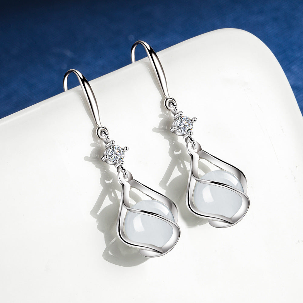 Wholesale Metal  Vintage Cat's Eye Earrings