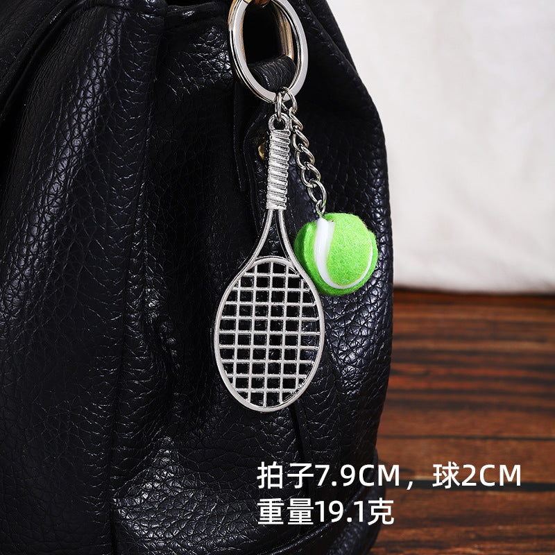 Wholesale Sports creative gifts tennis keychains