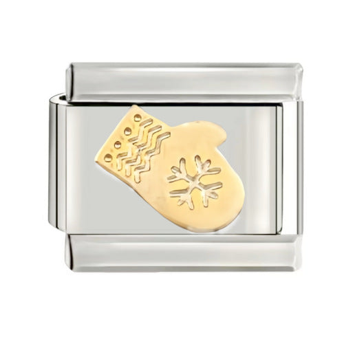 Wholesale 9mm Italian Charm Starter Bracelets DIY square Single Section Creative Stainless Steel Composable Bracelet