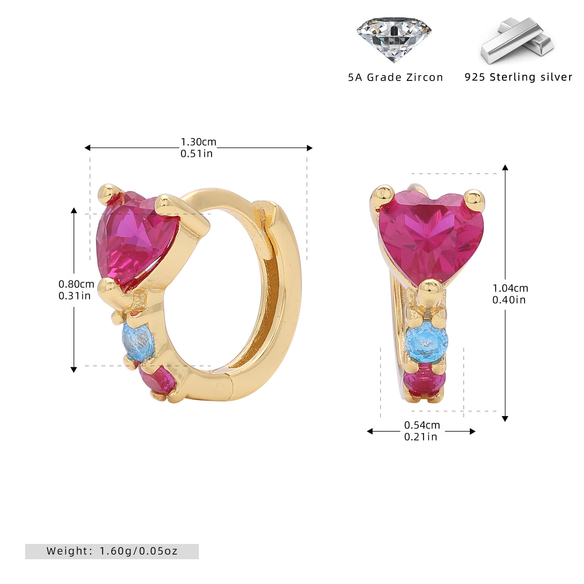 Boucle en gros S925 STERLING SIGHT SIRG