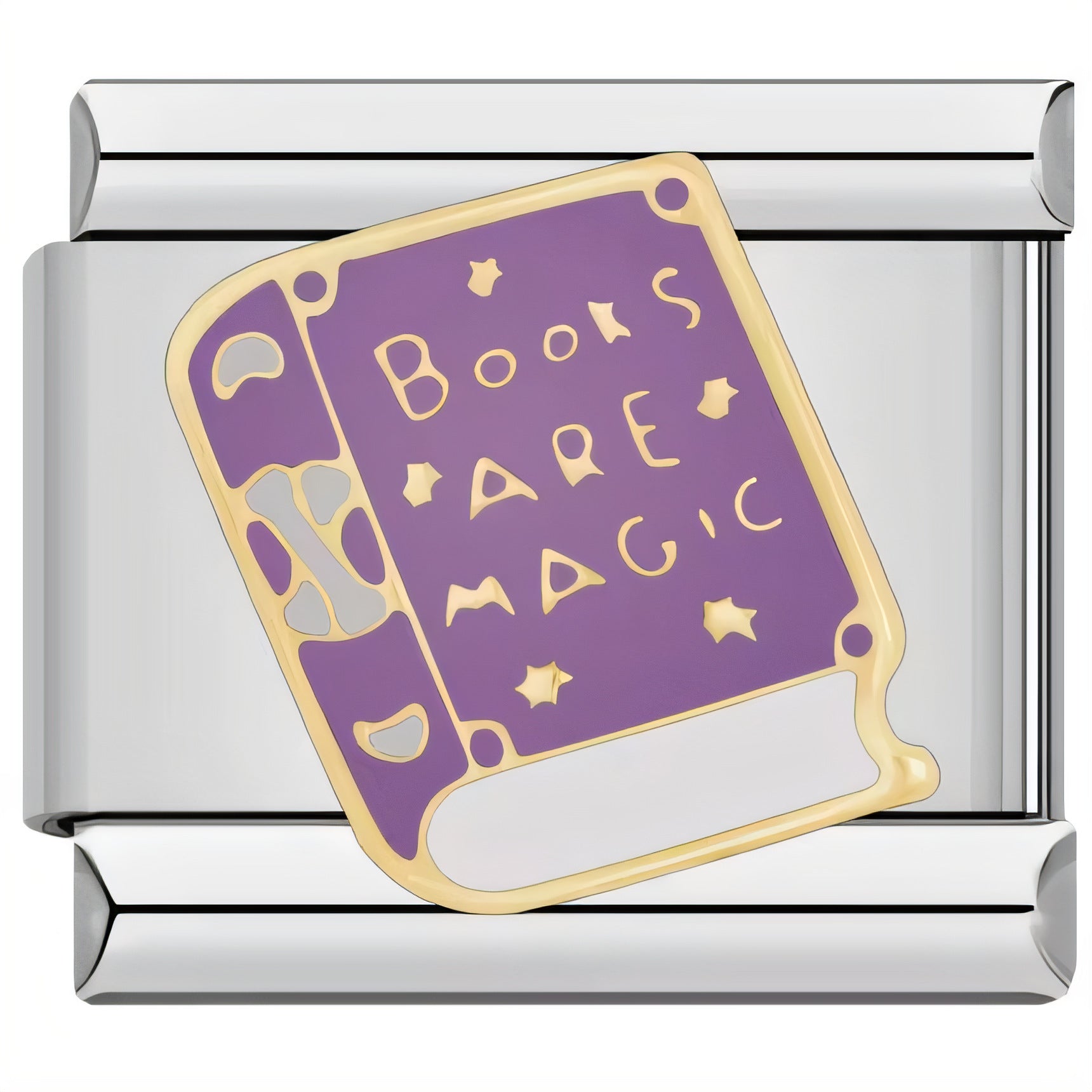 Wholesale Italian Charm Bracelet 9mm DIY Splicing Heart Moon Stainless Steel Composable Bracelet