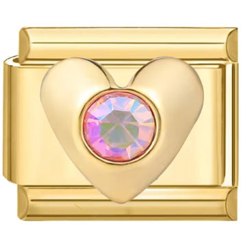 Wholesale Italian Charm Bracelet 9mm DIY Splicing Cute Cartoon Titanium Steel  Composable Bracelet